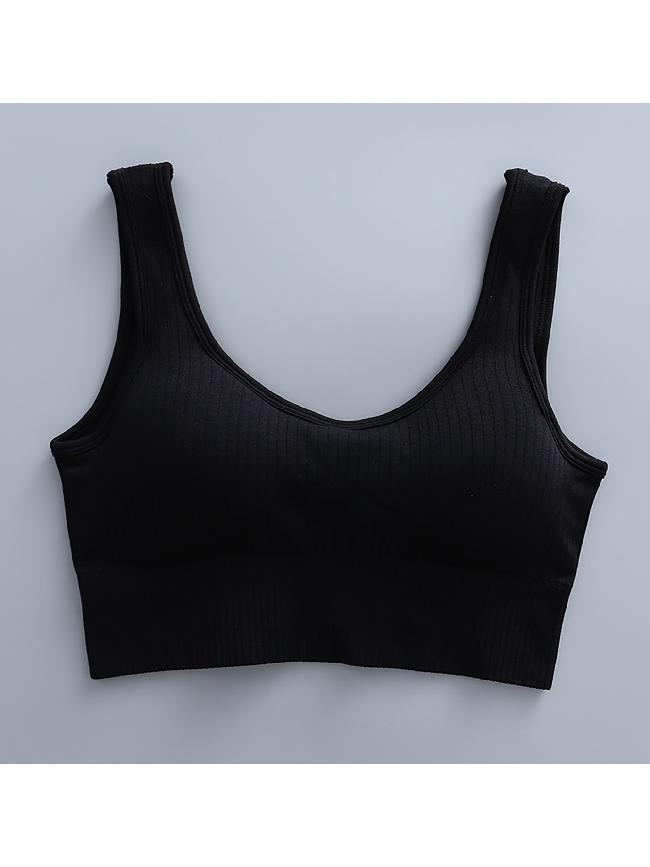 Sport Set: Plain Bra Top + Yoga Pants