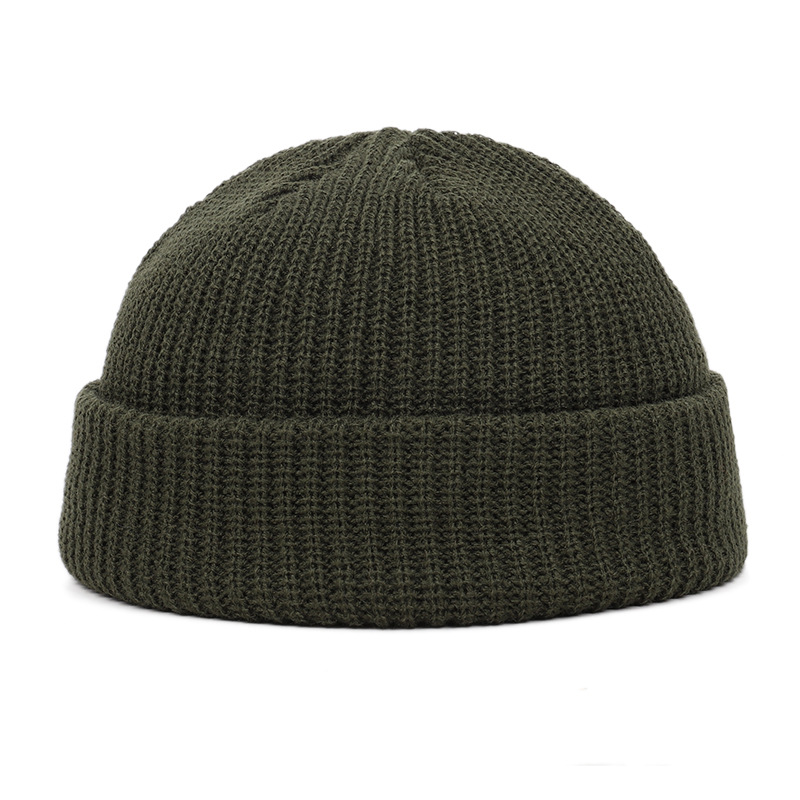 Gorro Punto Color Liso Hombre - Joyería Accesorios - Temu