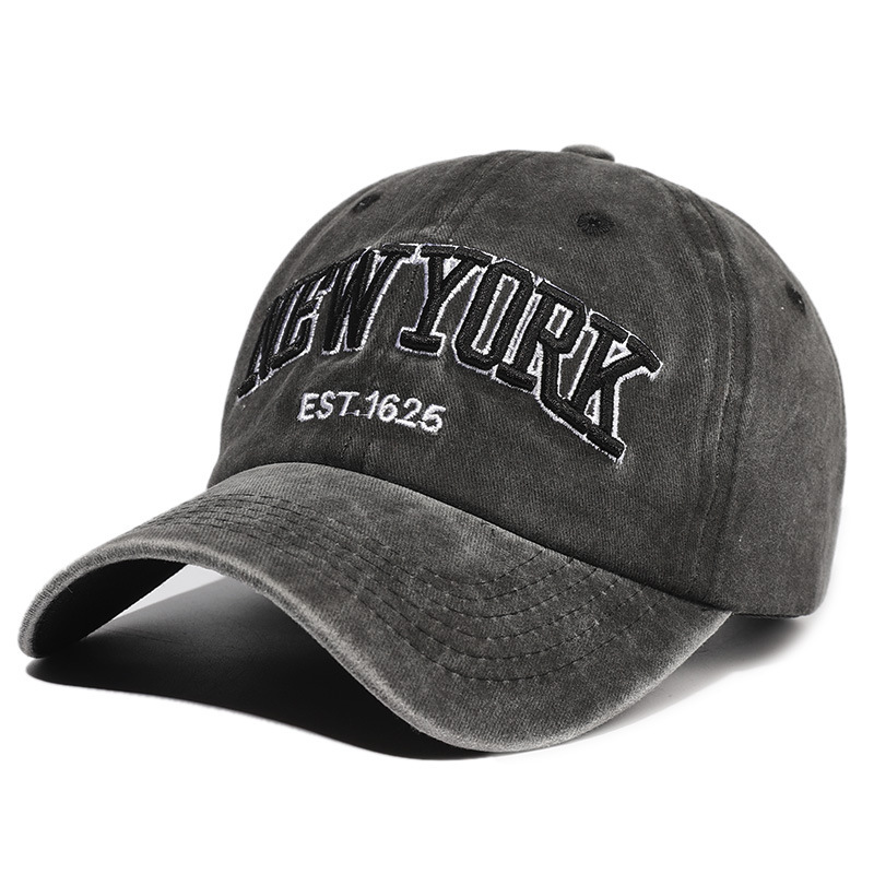 Men's 'new York' Letter Embroidered Washed Baseball Cap | Today's Best ...