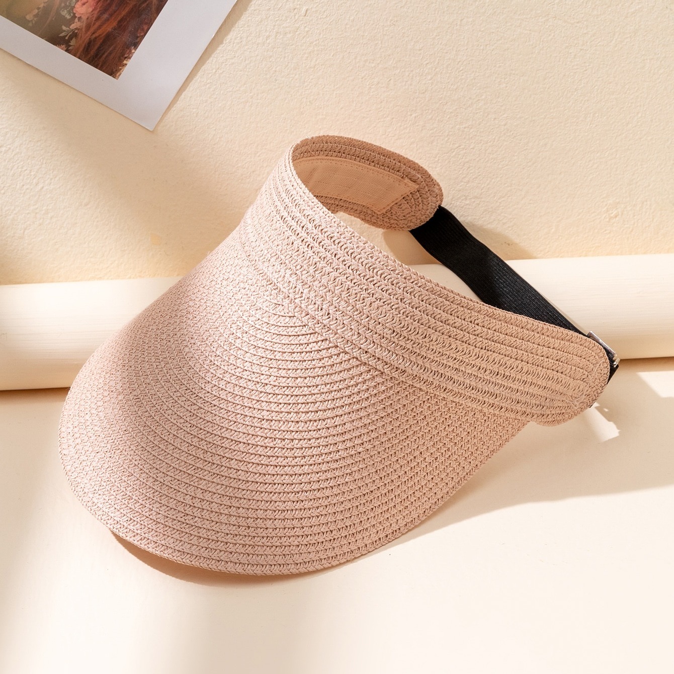 Wide Brim Straw Beach Hat for Women