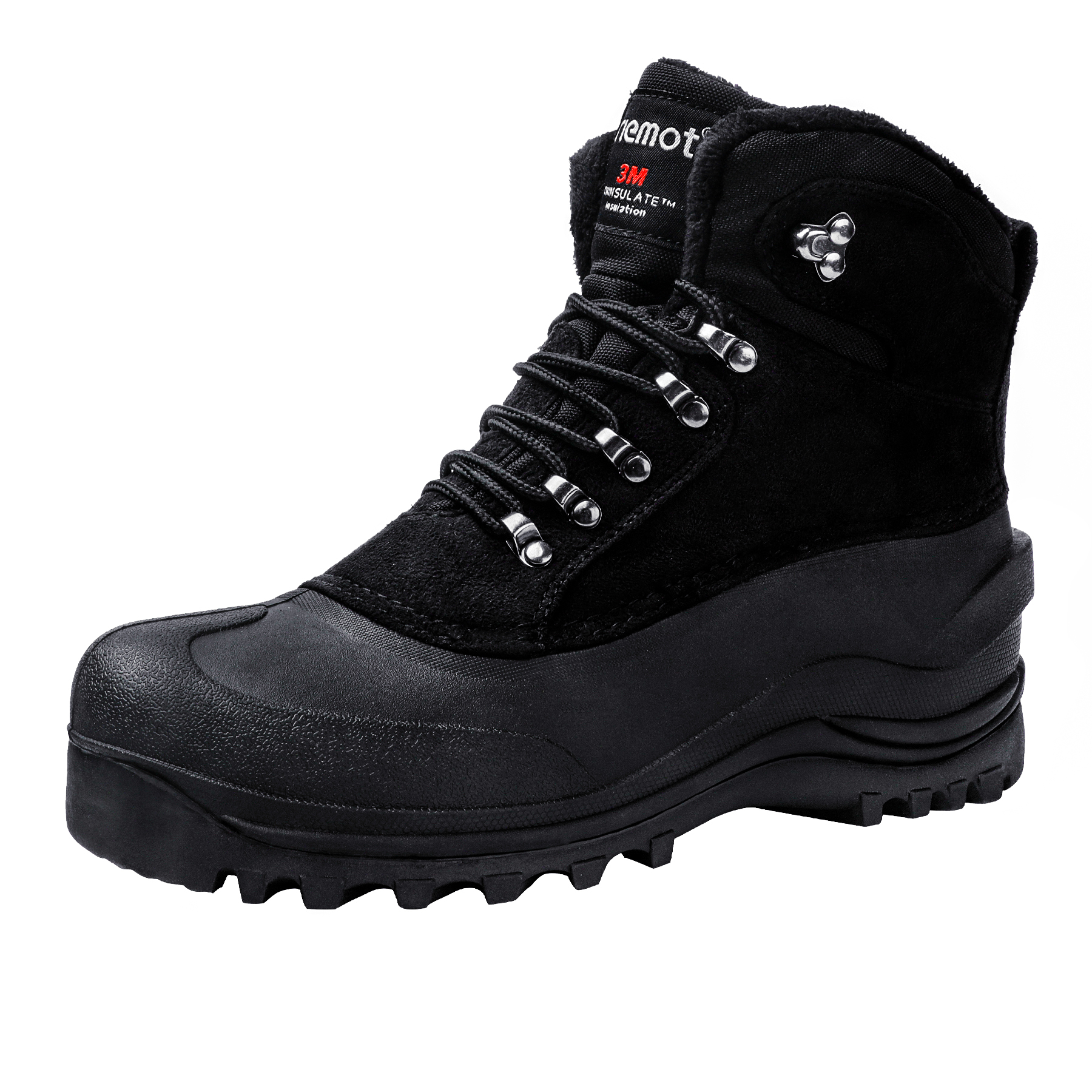 Men s Warm Fluffy Lining Waterproof Shoes Wear Resistant Non Slip Snow 