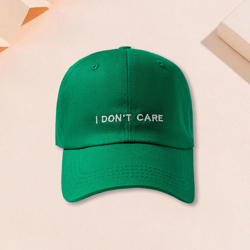 Men's 'I DON'T CARE' Embroidered Baseball Cap
