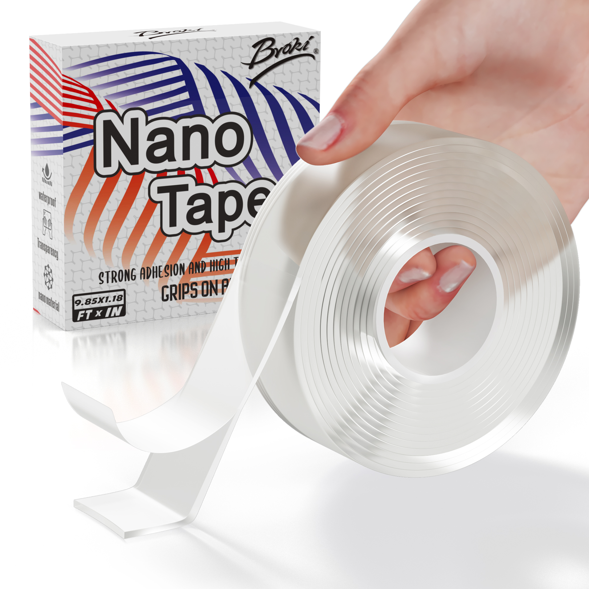 Heavy Duty Double Sided Tape: Waterproof Transparent And - Temu