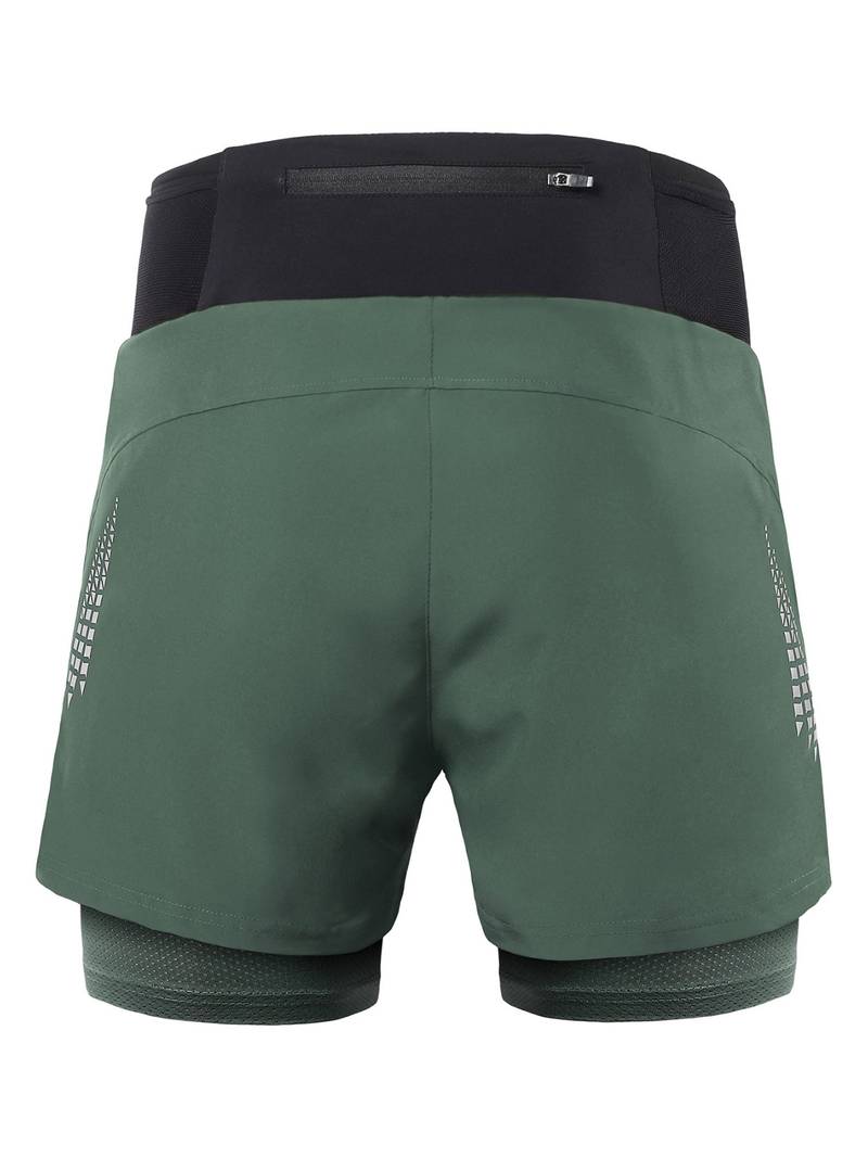 Short De Course Homme 3 Pouces - Séchage Rapide, Léger, Pour Sport, Fitness, Marathon, Avec Poche Téléphone