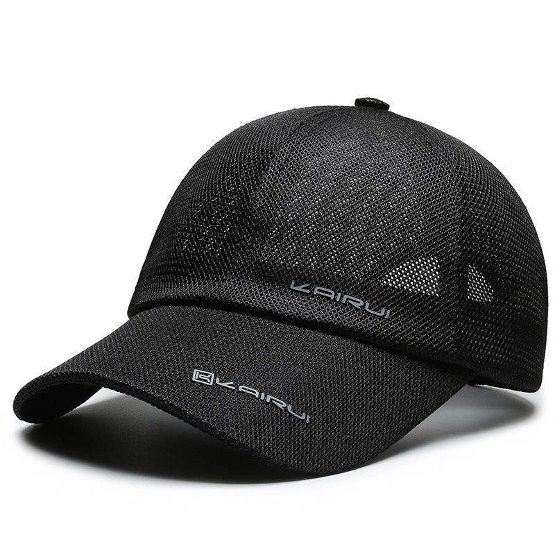 

Men's Solid Color Mesh Breathable Baseball Cap