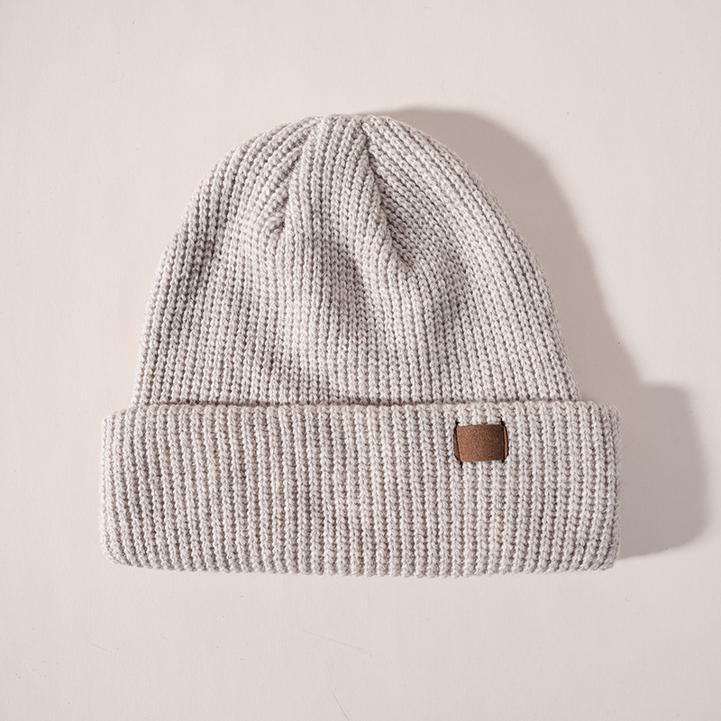 Vintage Slouchy Beanies Knitted Hat for School Student
