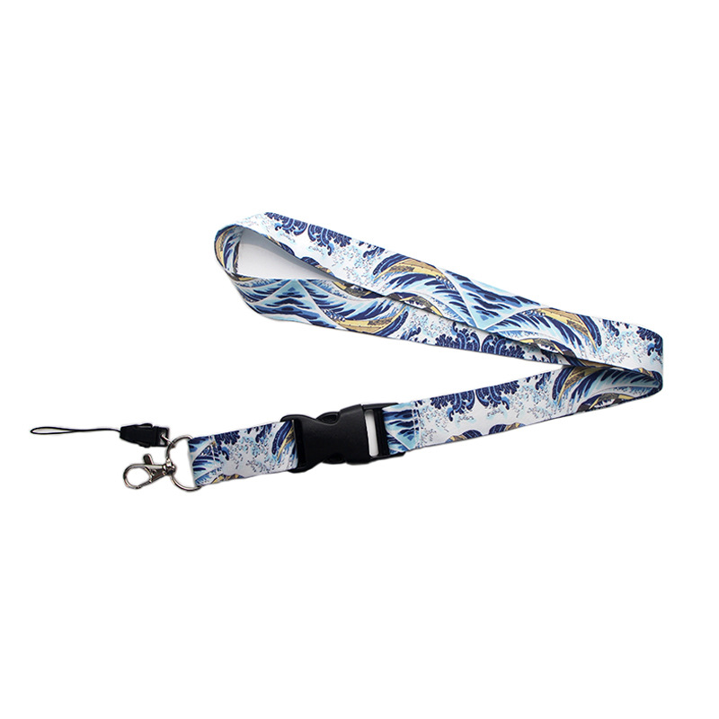 Waves Pattern Lanyard - Temu