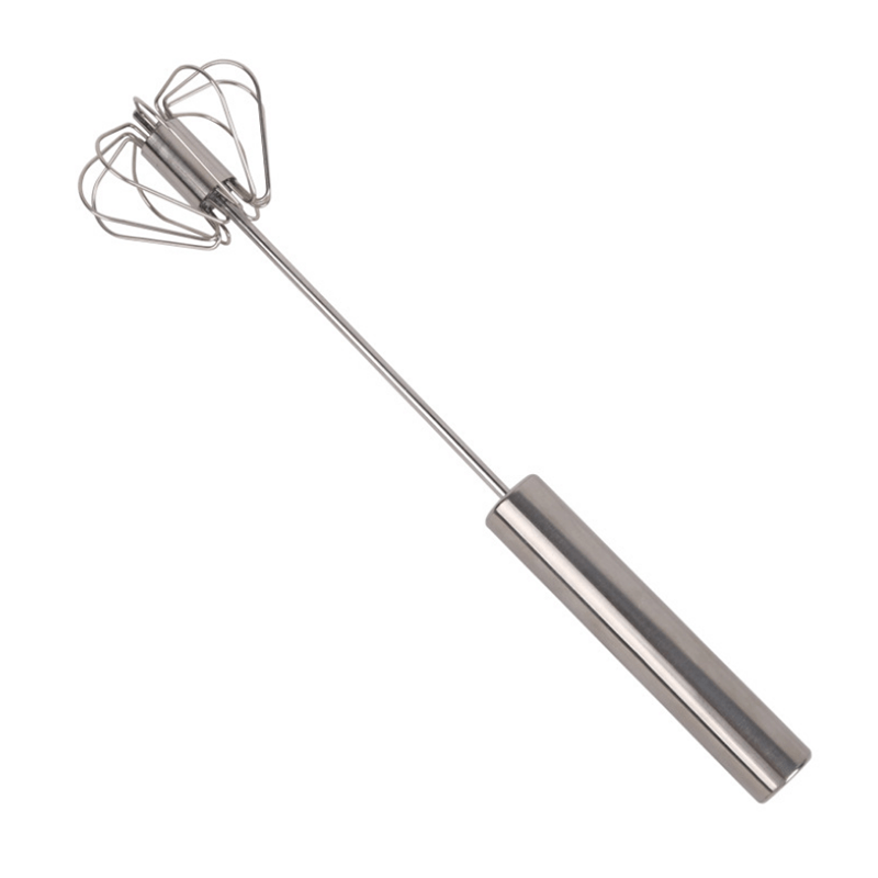 uxcell Stainless Steel Restaurant Manual Handheld Egg Cream Mixing Mixer  Beater Whisk