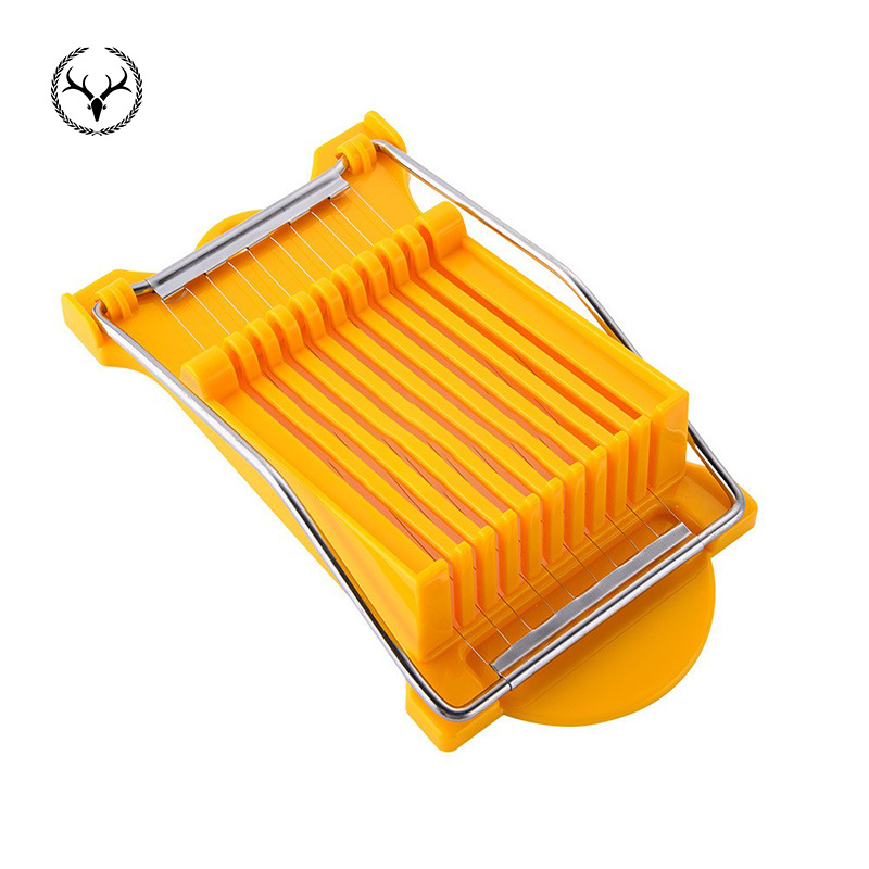 Spam Slicer, Luncheon Meat Slicer, Multipurpose Stainless Steel Wire Slicer,  Egg Fruit Banana Soft Cheese Slicer, Cuts 9 Slices