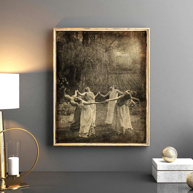 Summer Solstice Circle Dance Photo Poster Pagan Canvas Wall - Temu