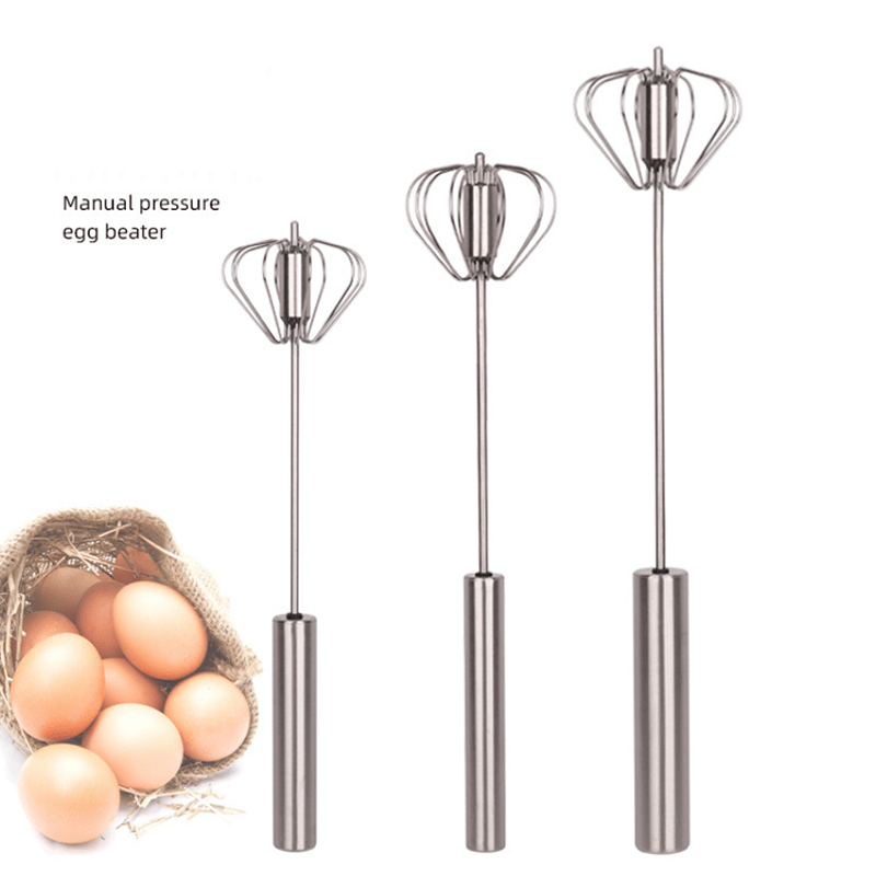 Batidor de huevos Manual de acero inoxidable 304, varillas para batir crema  y mantequilla, 1-20 piezas, 18cm - AliExpress