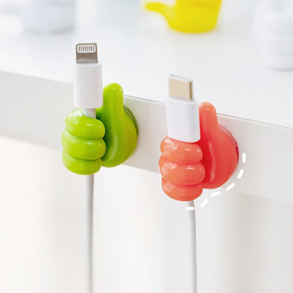 Creative Thumb Hook Cable Organizer Securely Store Organize - Temu