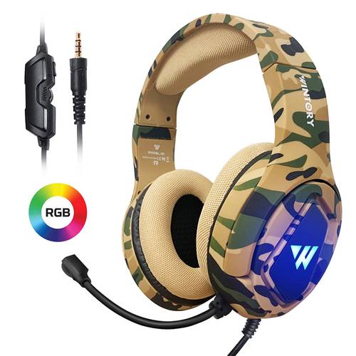 WINTORY Gaming Headset for PS4 PC Xbox One PS5 Controller