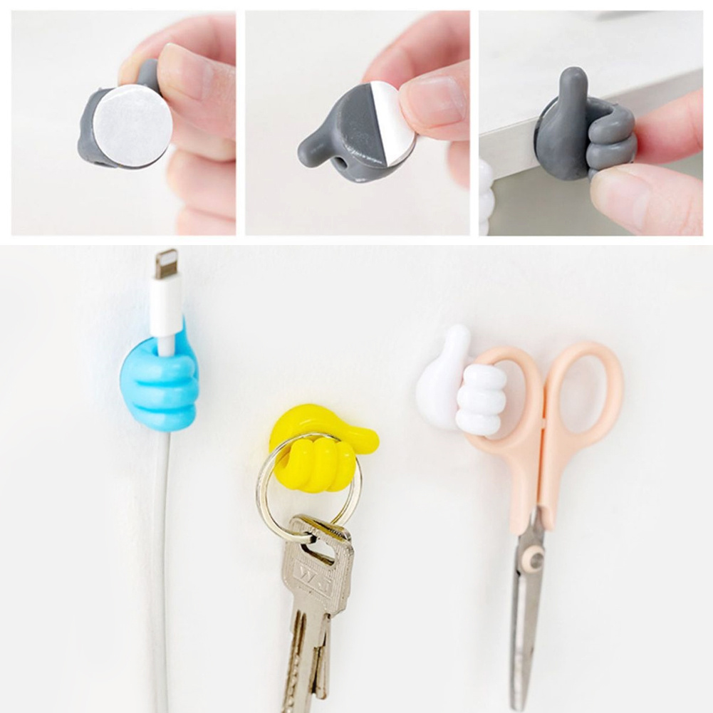 Creative Thumb Hook Cable Organizer Securely Store Organize - Temu