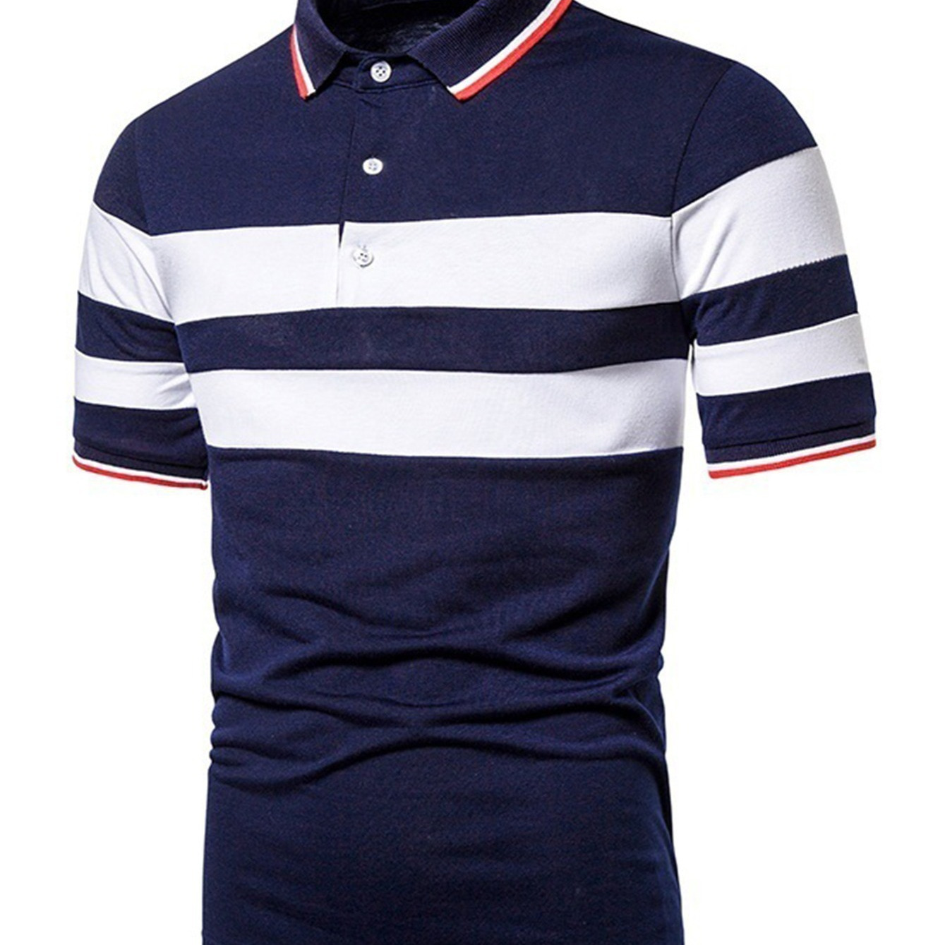 

Men's Casual Striped Short Sleeve Shirts