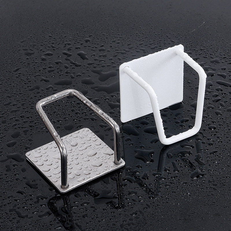 Wall Mount Sponge Holder Stainless Steel Sink Drain Rack