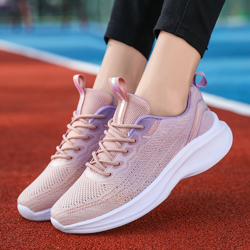 Eashery Shoes Women Sport Workout Sneakers Casual Womens Shoes Slip On Pink  39