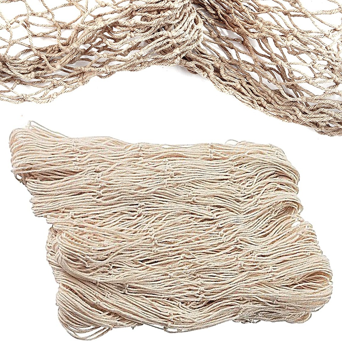 Mediterranean Style Decorative Fishing Net white Perfect - Temu