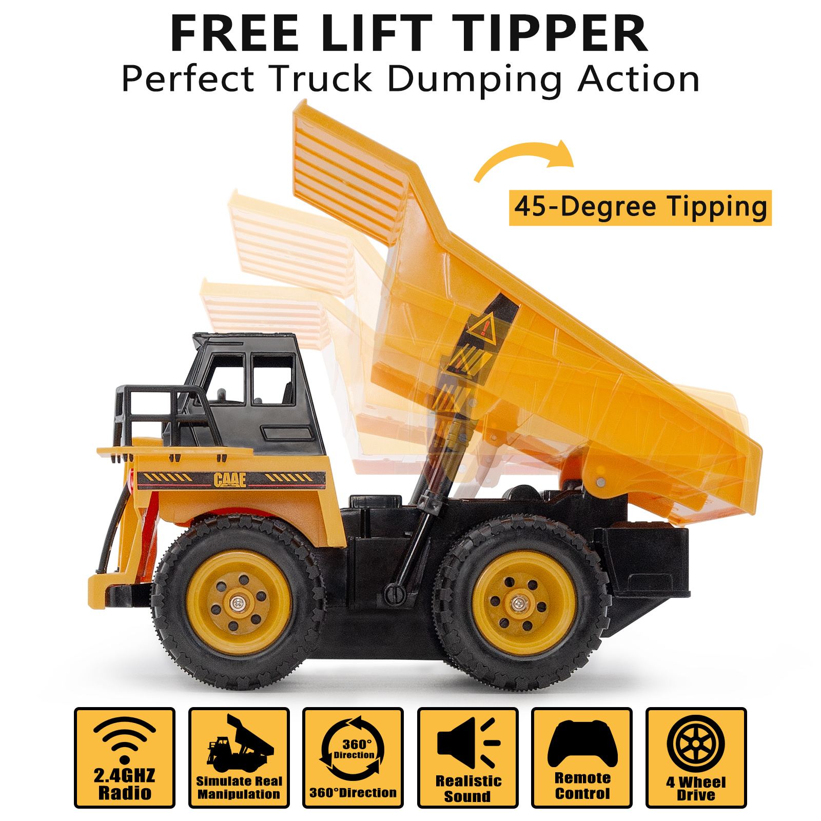 Remote Control Toy Model Electric Construction Vehicle Save Money On