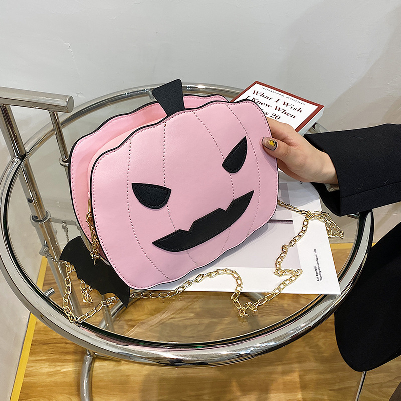 Women's Halloween Pumpkin Crossbody Bag