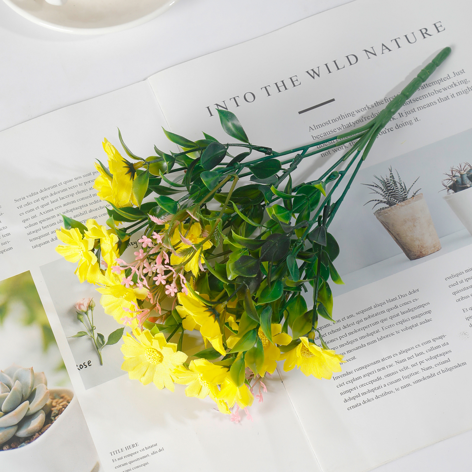 Brighten Up Your Home With A Bunch Of Colorful Artificial Daisy