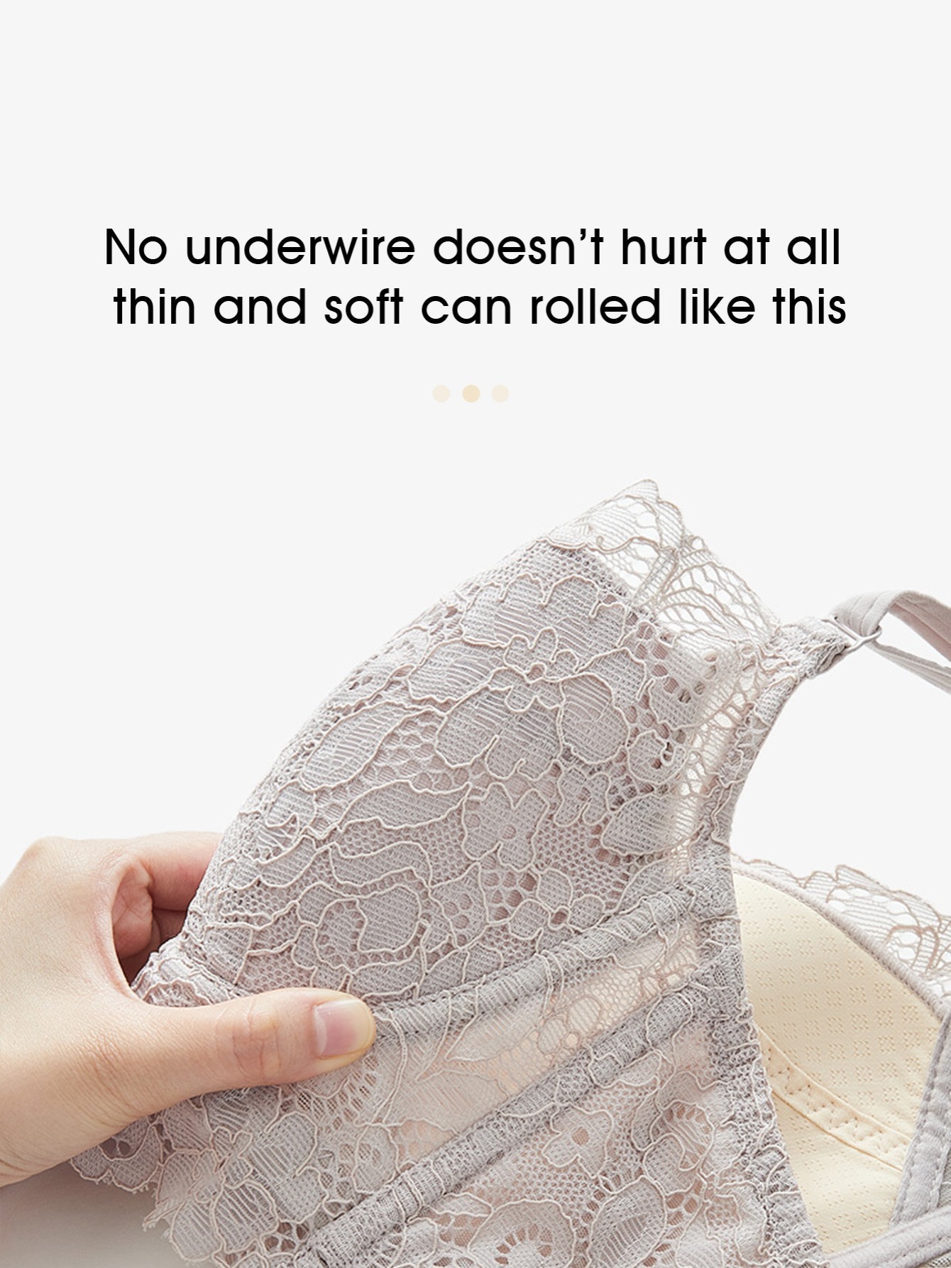 ZHAWEIYC Womens Sexy Lace Bra Push up Anti Sagging Adjustable Bralettes  Thin Floral Brassiere Underwear