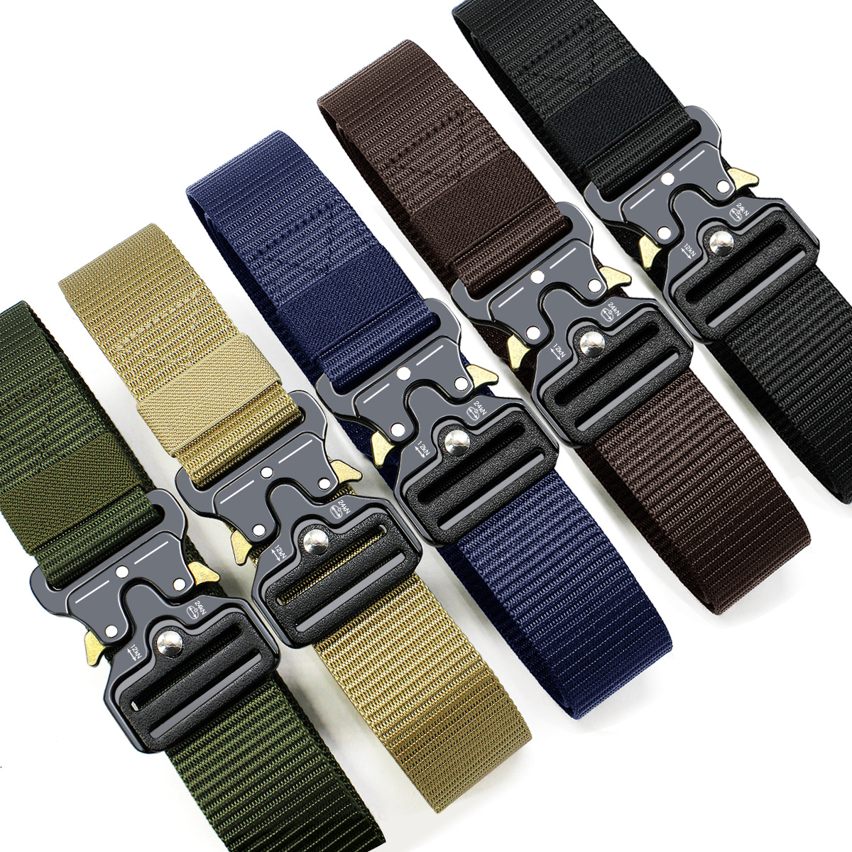Cobra Buckle Tactical Belt For Men And Women Imitation Nylon - Temu
