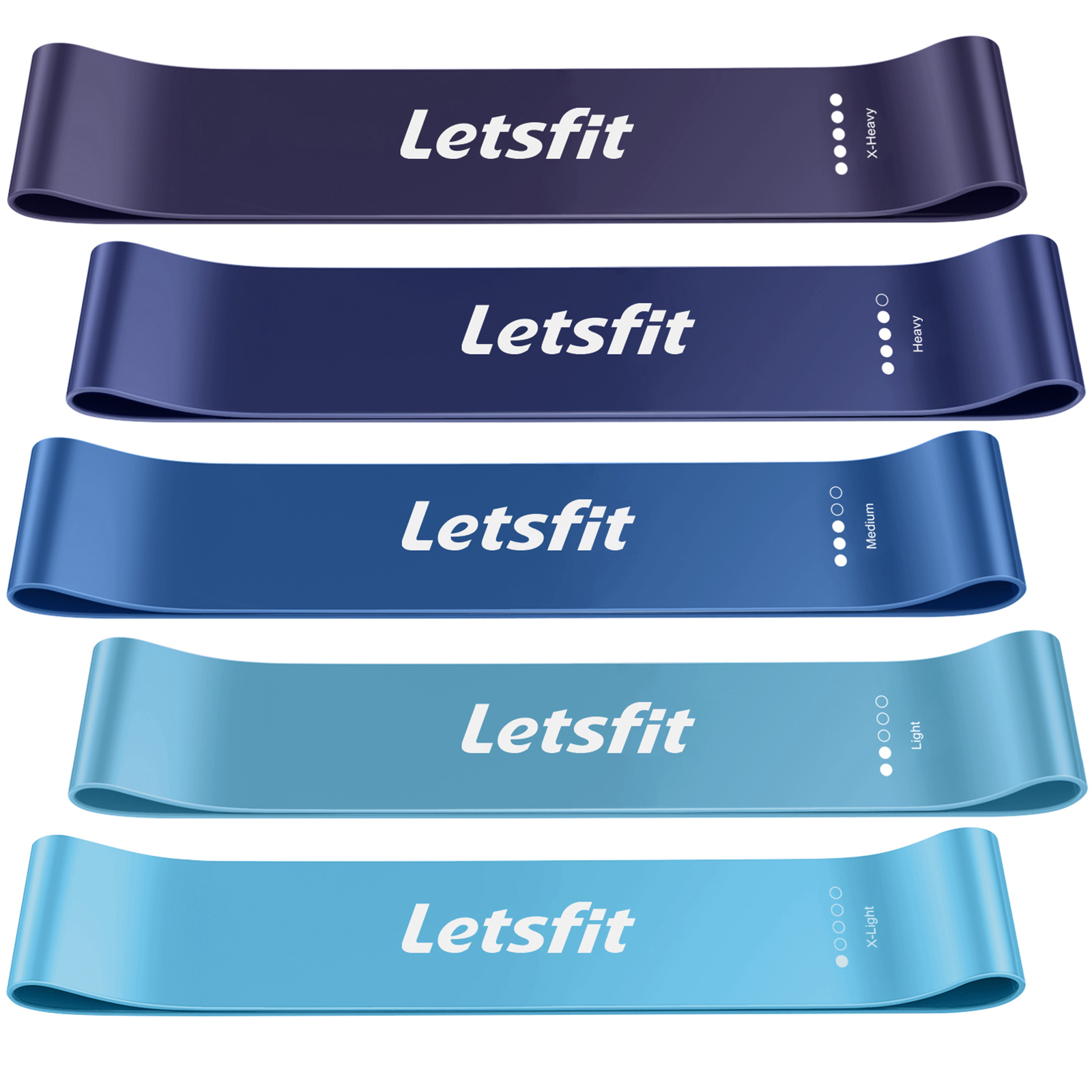 Letsfit resistance cheap bands with handles