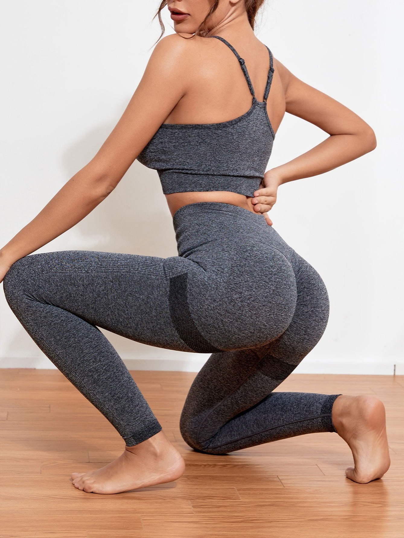 Solid Butt Lifting Sexy Yoga Pants Seamless Moisture Wicking - Temu