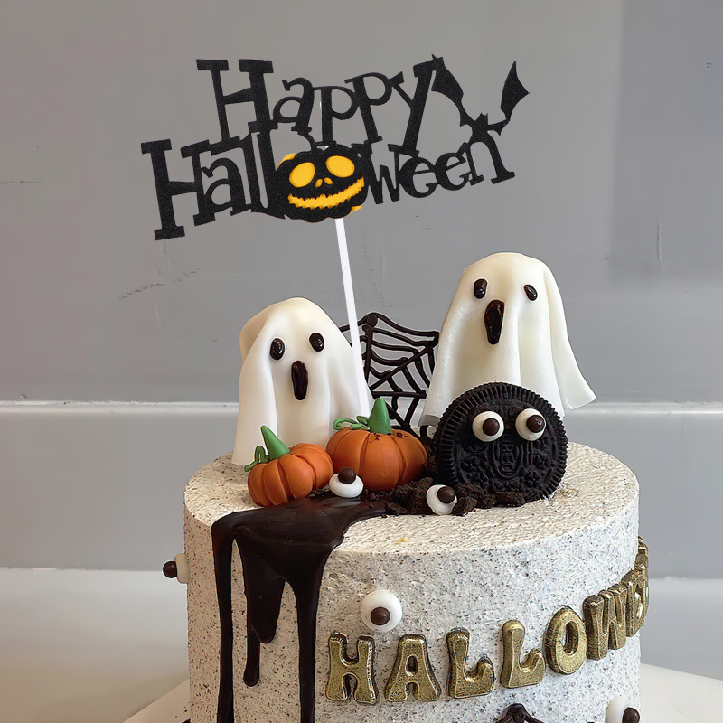 100+ Cute Halloween Cake Ideas : Blue Halloween 1st Birthday