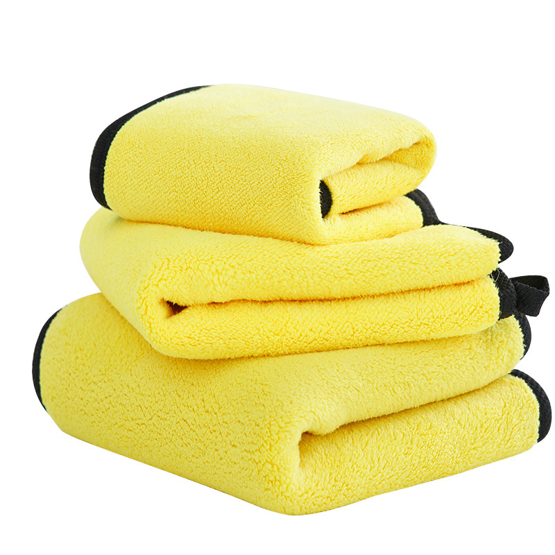 1pc 60*30cm Absorbent Double-sided Car Wash Towel, Car Cleaner