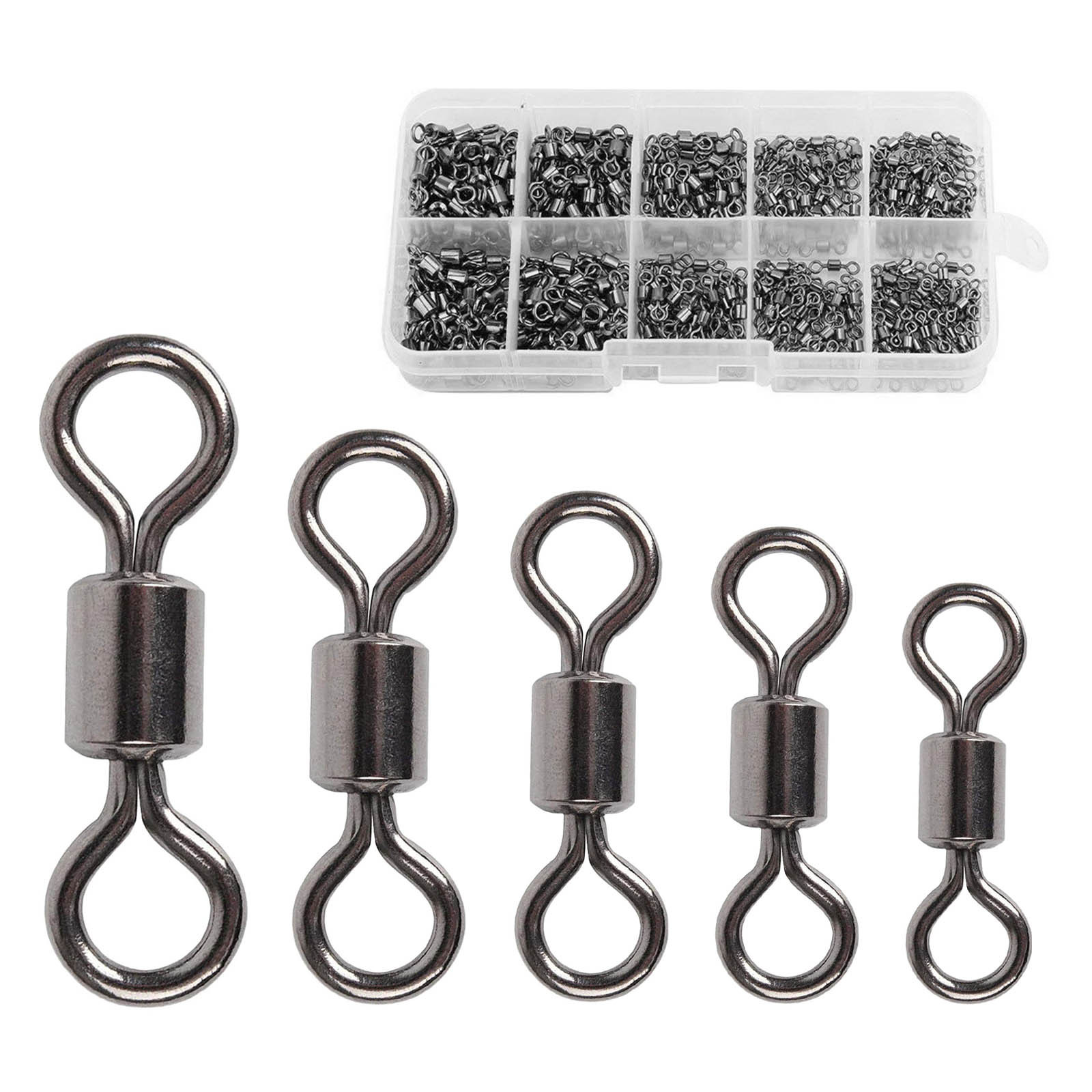 Durable Stainless Steel Fishing Snap Swivels Fast Snaps - Temu Canada