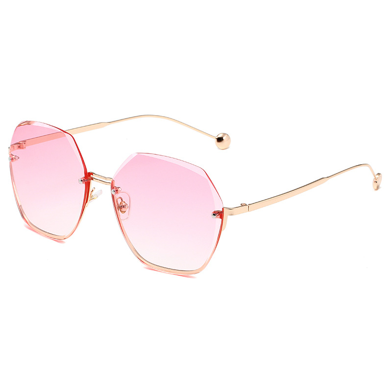 Half Frame Cut Edge Sunglasses UV Protection