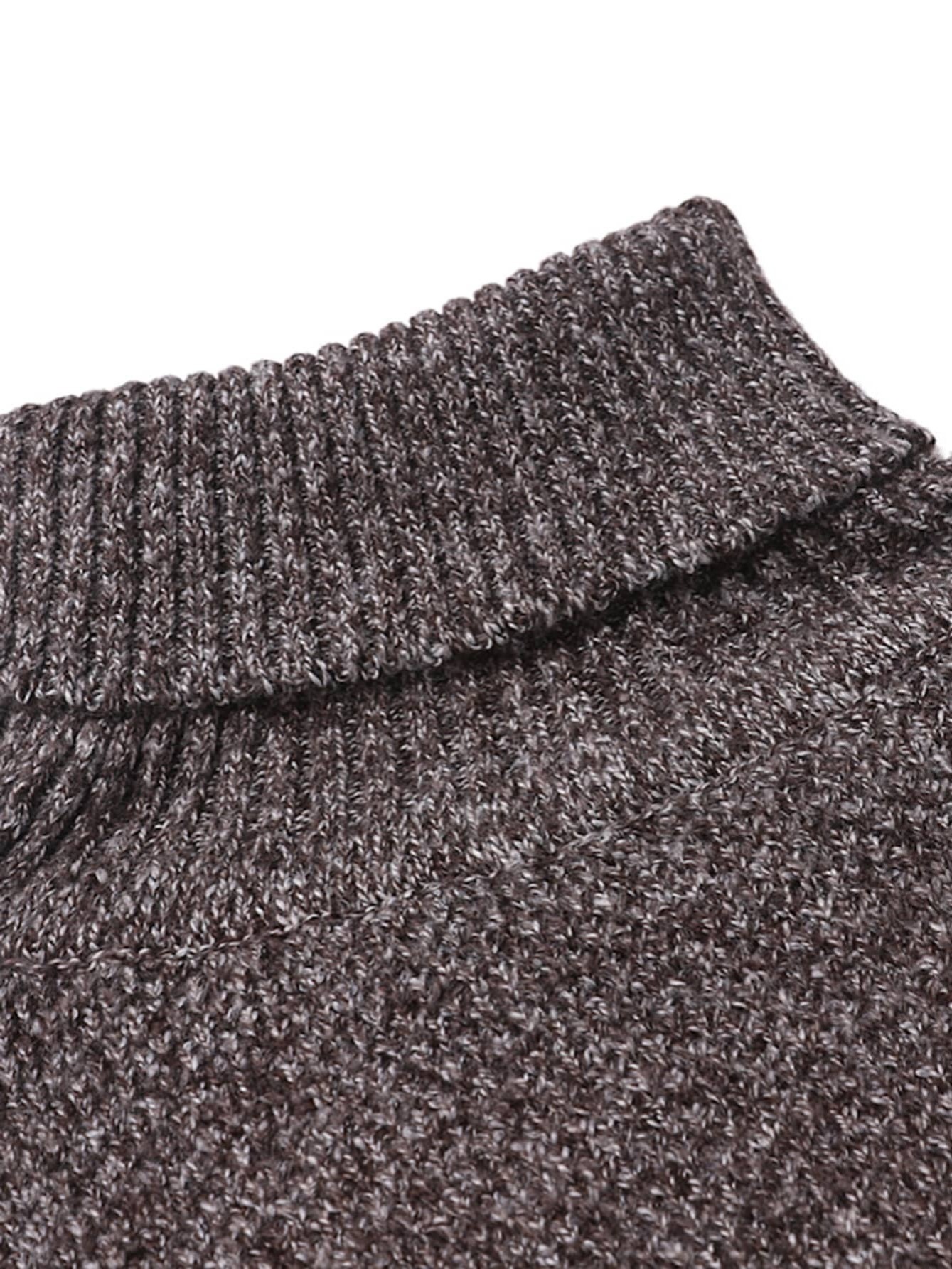 Slim Fit Fine-knit Turtleneck Sweater