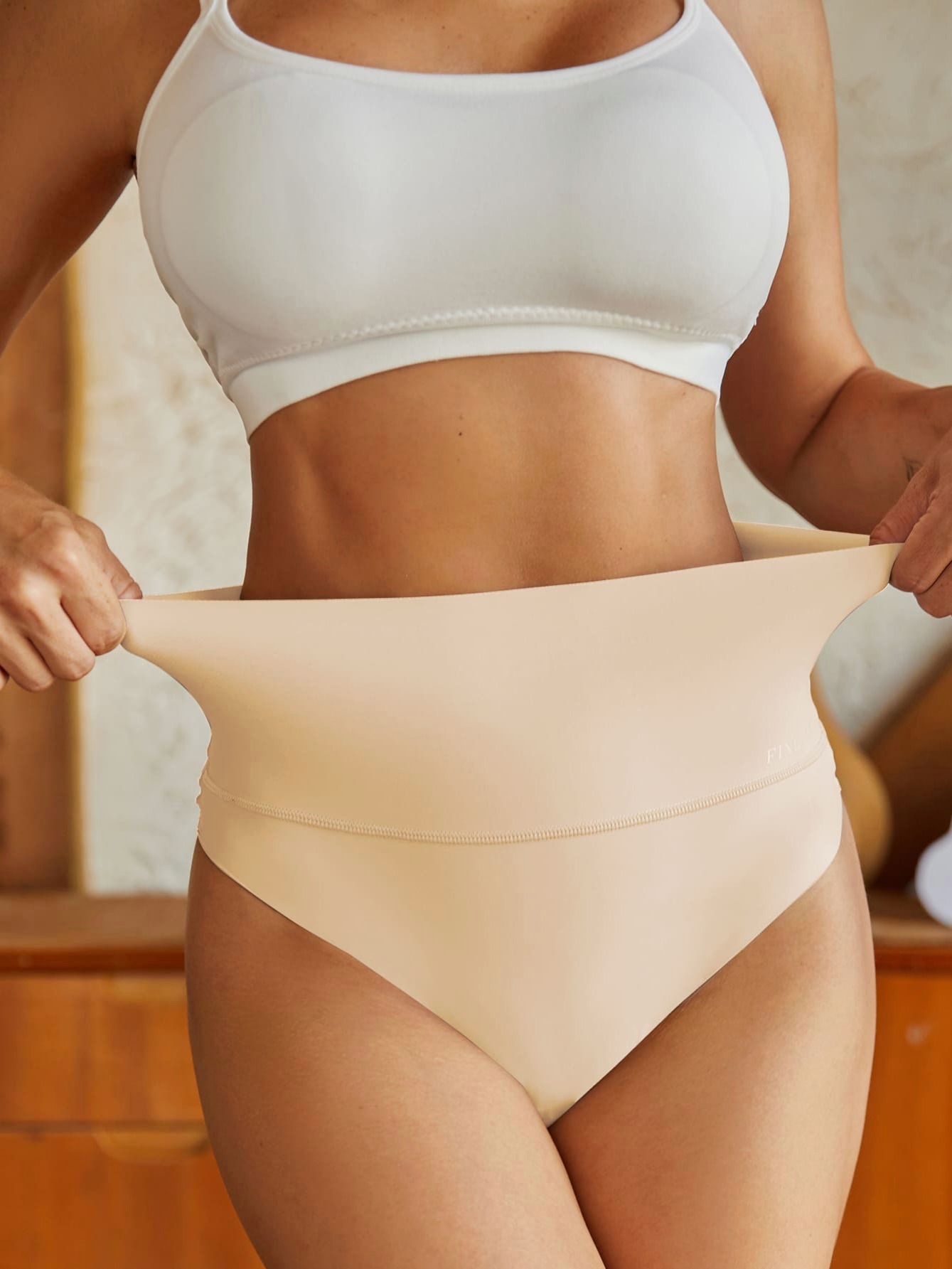 High Waisted Thongs For Women Tummy Control Underwear Soft - Temu