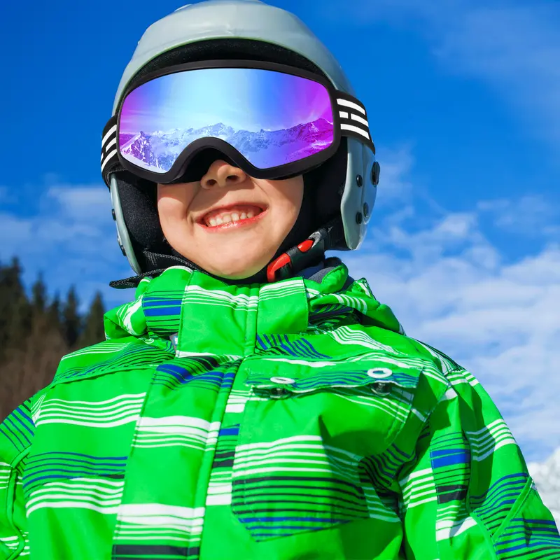 Gafas Esquí Niños, Gafas Esquí Nieve Jóvenes, Adolescentes, Niños Niñas 5  14 Años, Echa Vistazo Ofertas Hoy Ahora