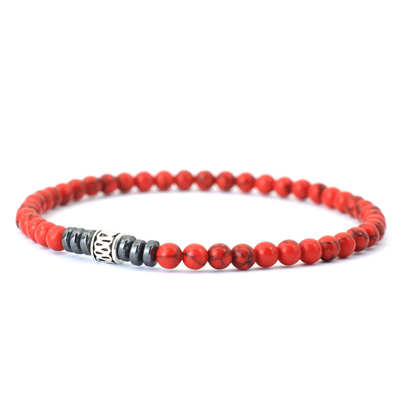 Men's Patchwork Beaded Bracelet Linkage Beads
