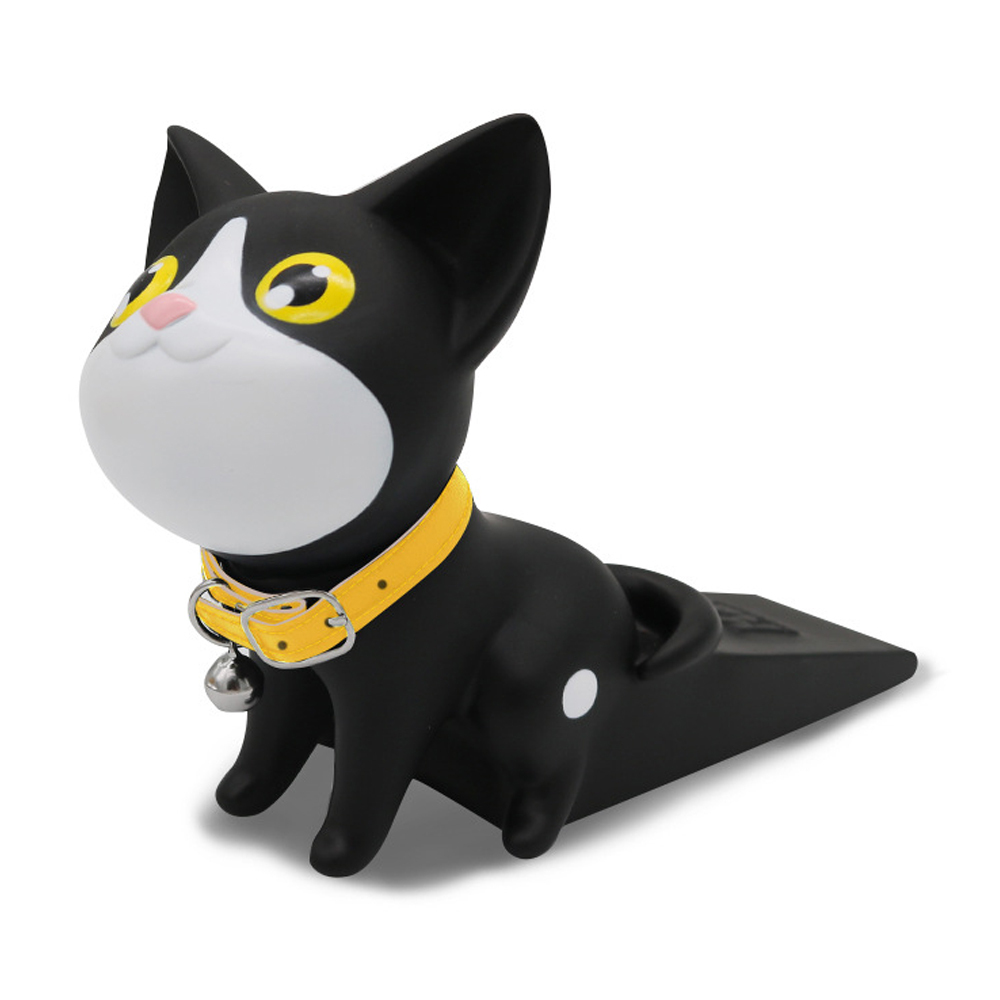 Adorable Cat-shaped Plastic Door Stopper - Easy To Install & Keeps ...