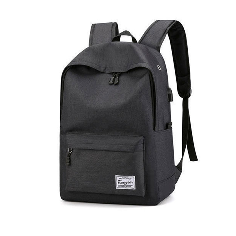 Aesthetic School Backpack Waterproof Black Bookbag College High School Bags  for Boys Girls Lightweight Travel Casual Daypack Laptop Backpacks for Men