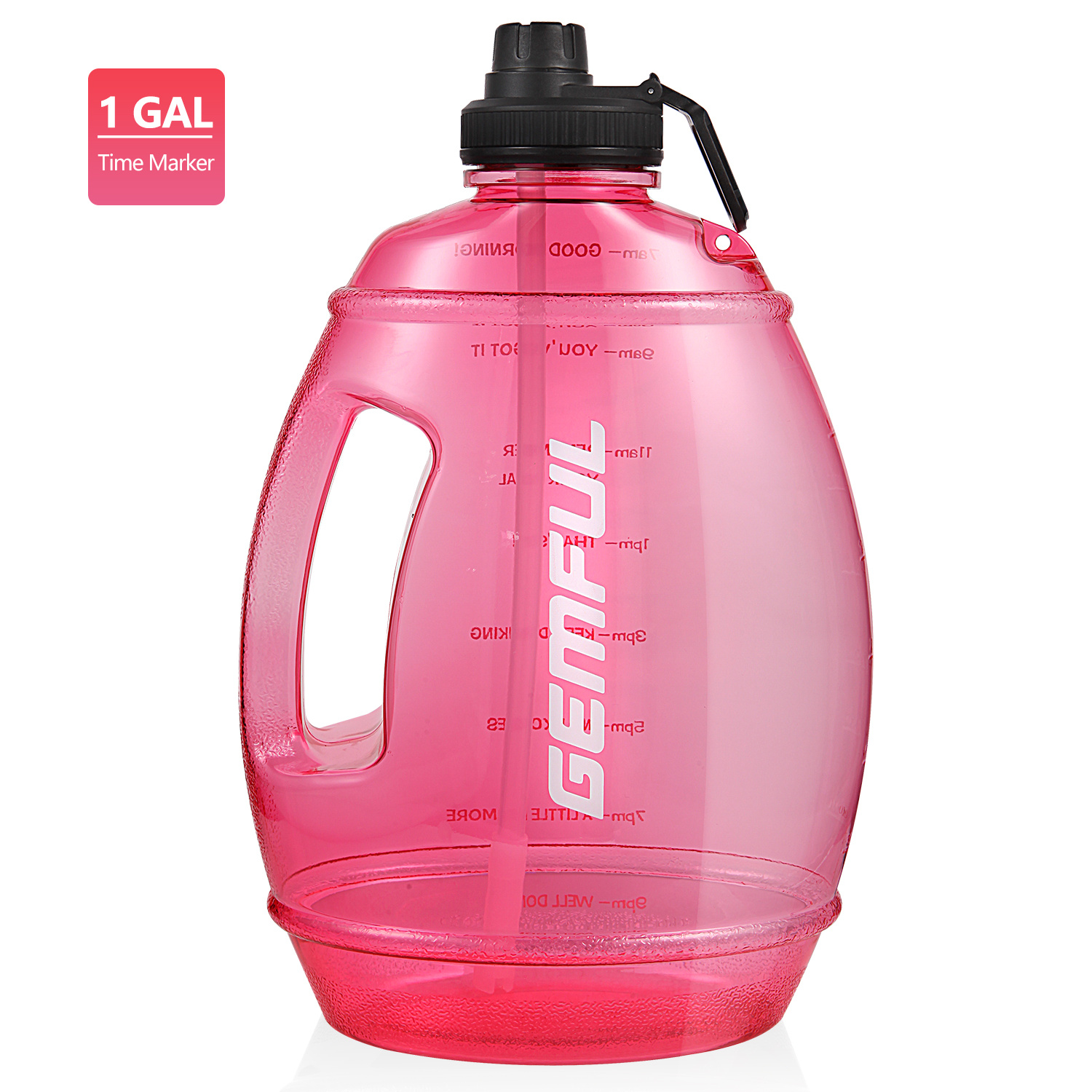Motivational 1 Gallon Water Bottle With Time Marker And - Temu