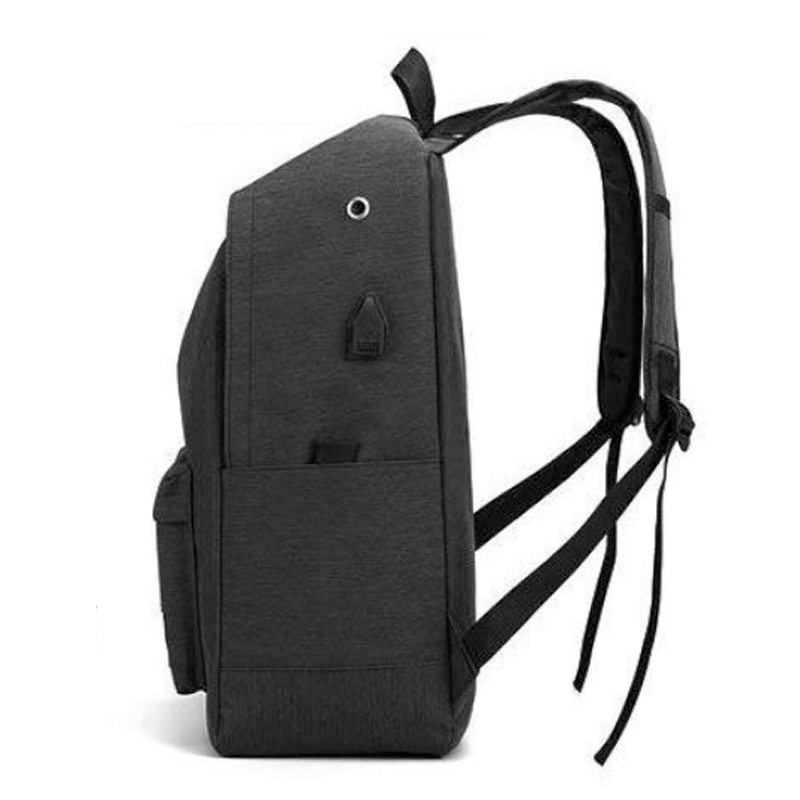 Aesthetic School Backpack Waterproof Black Bookbag College High School Bags  for Boys Girls Lightweight Travel Casual Daypack Laptop Backpacks for Men