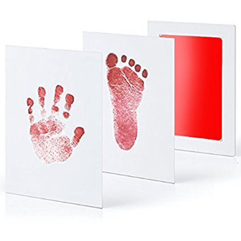 Baby Growth Commémorative Empreintes De Mains Empreintes De Pieds