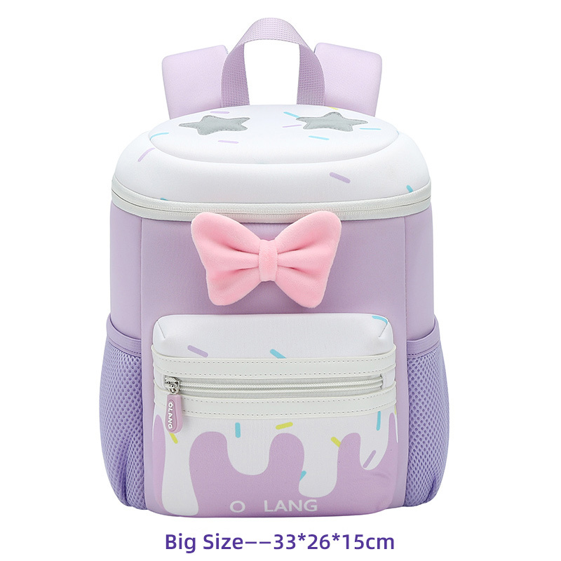 Cherry Bow Knot Backpack for Kids