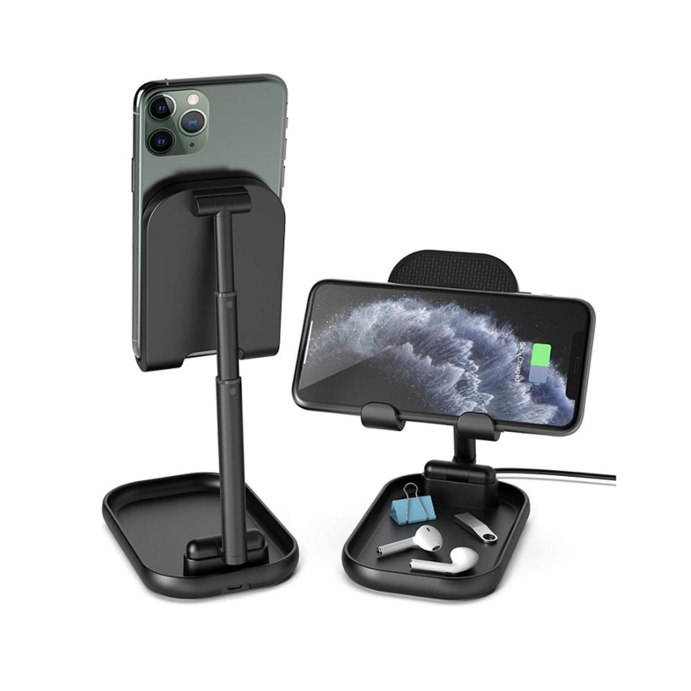 Superdanny Wireless Charging Foldable Adjustable Phone Stand For