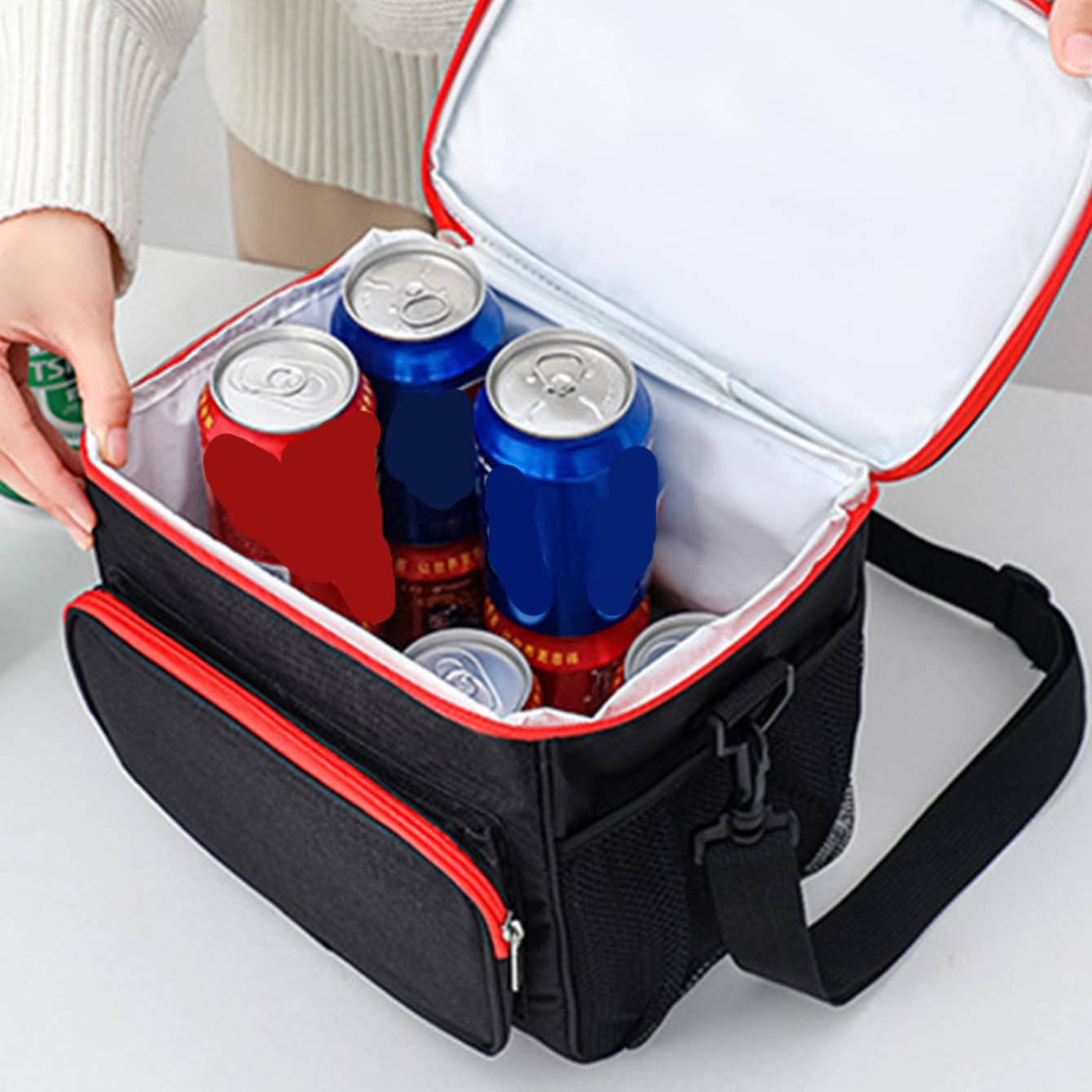 Lunch Bag Handle Insulation Cooler Bag for Women Kid Lunch Box