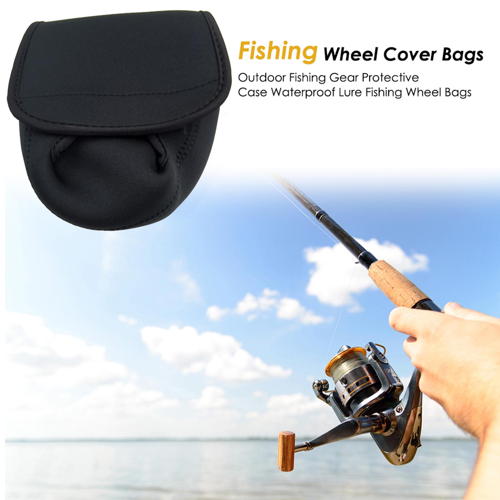 Drop Wheel Protective Cover Fishing Reel Bag Tackle Black - Temu Italy