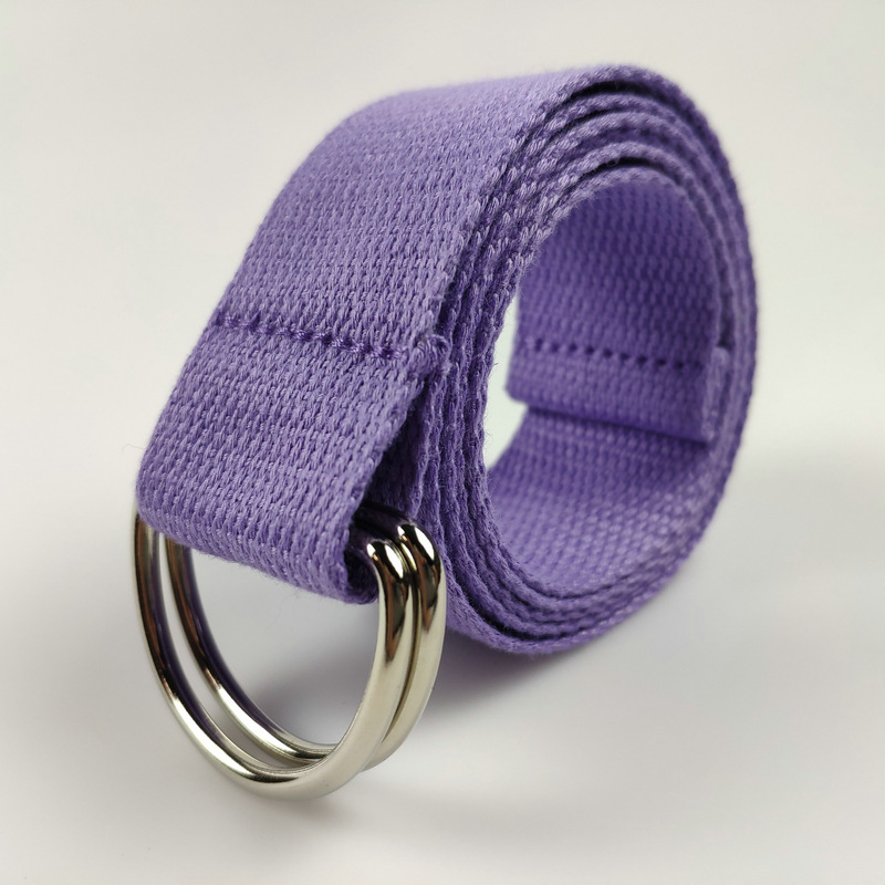 Double D Buckle Canvas Belt