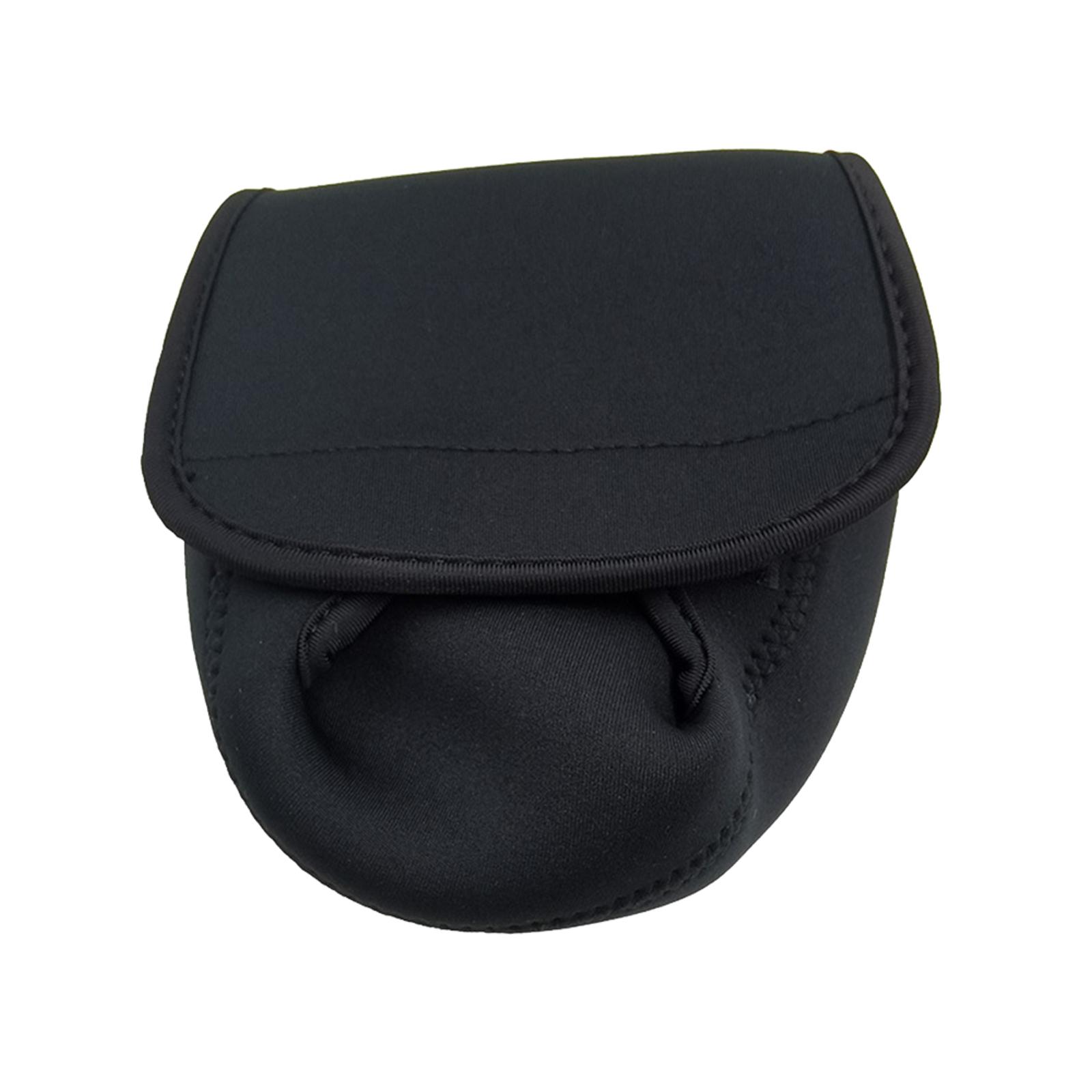 Drop Wheel Protective Cover Fishing Reel Bag Tackle Black