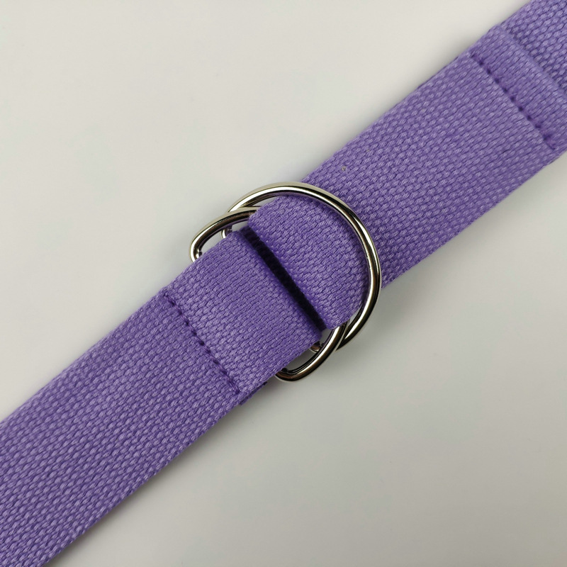 Double D Buckle Canvas Belt
