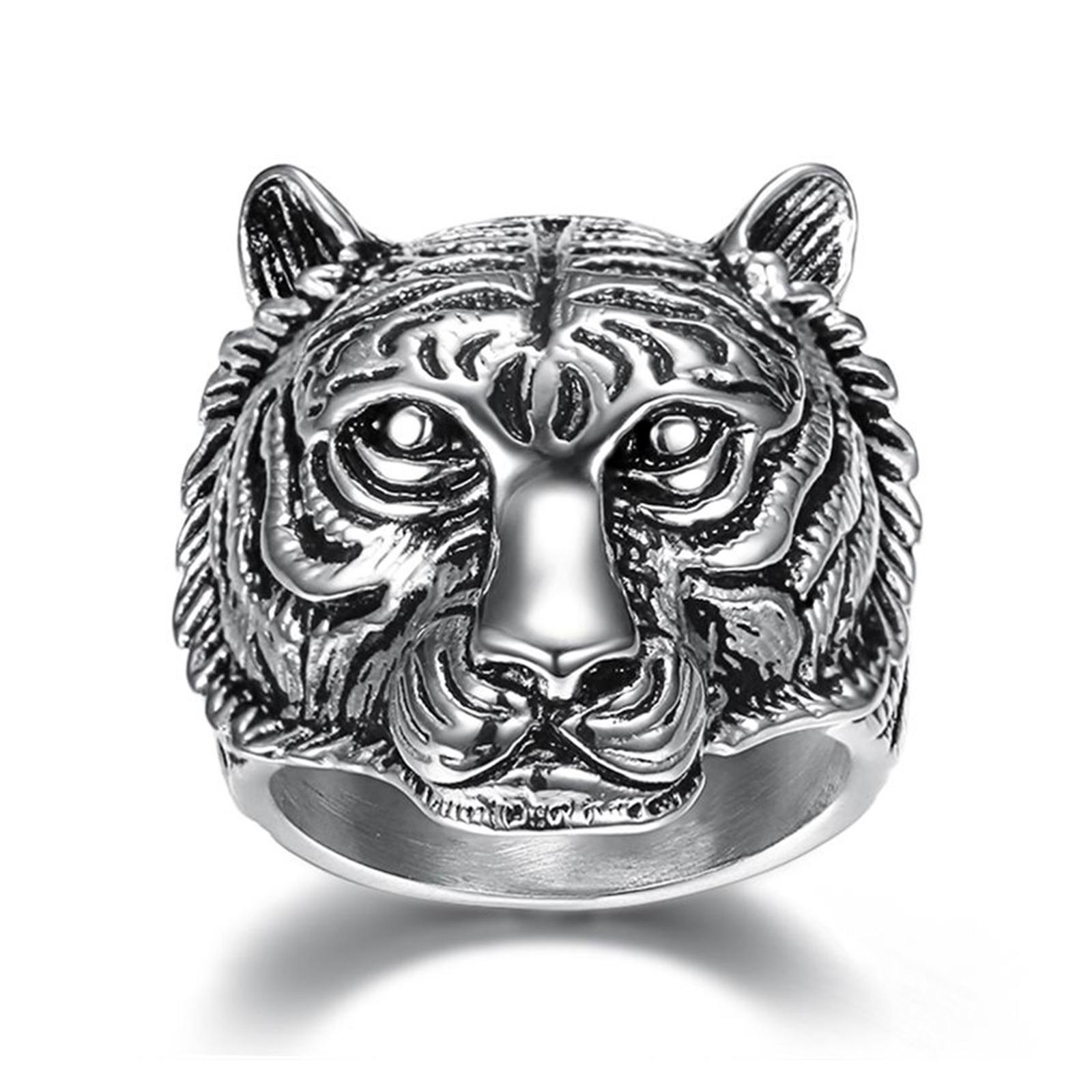 Men's Tiger Ring, Bold Statement Piece